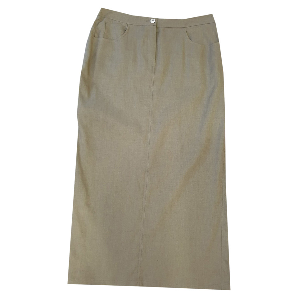 Marella Skirt Linen in Khaki