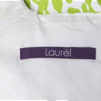 Laurèl Jurk met patroon in groen / wit