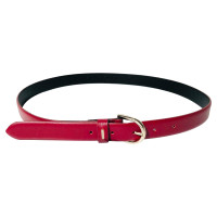 Calvin Klein Cintura in Pelle in Rosso
