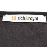 Rich & Royal Weste im Veloursleder-Look