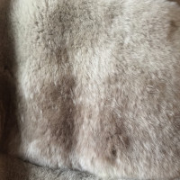 Yves Salomon Rabbit fur coat