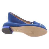 Charlotte Olympia "Kitty Flats" in blue