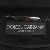 Dolce & Gabbana veste en lin noir