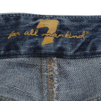 7 For All Mankind Jeans skirt in used look