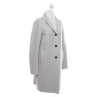 Harris Wharf Jacke/Mantel aus Wolle in Grau