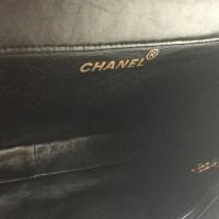 Chanel DOUBLE FACE Vintage Chanel en cuir noir
