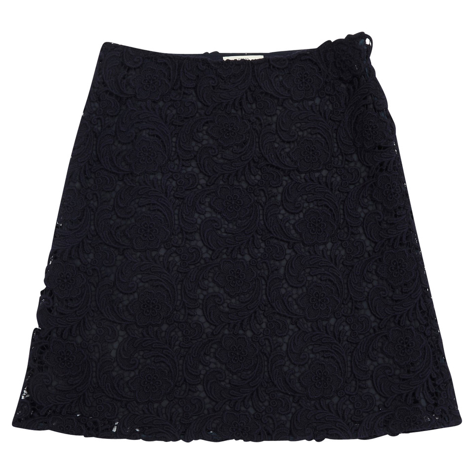 Prada Black Wool Skirt