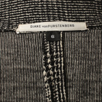 Diane Von Furstenberg Blazer in bianco e nero