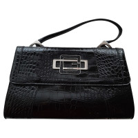 Guess Handbag Patent leather in Black