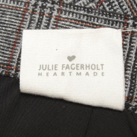 Julie Fagerholt skirt with checked pattern