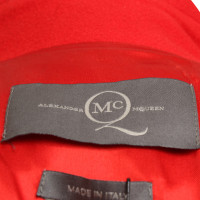 Mc Q Alexander Mc Queen Coat in red