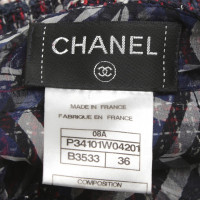 Chanel Veelkleurige bouclé rok