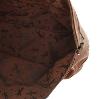 Longchamp Lederhandtasche in Braun
