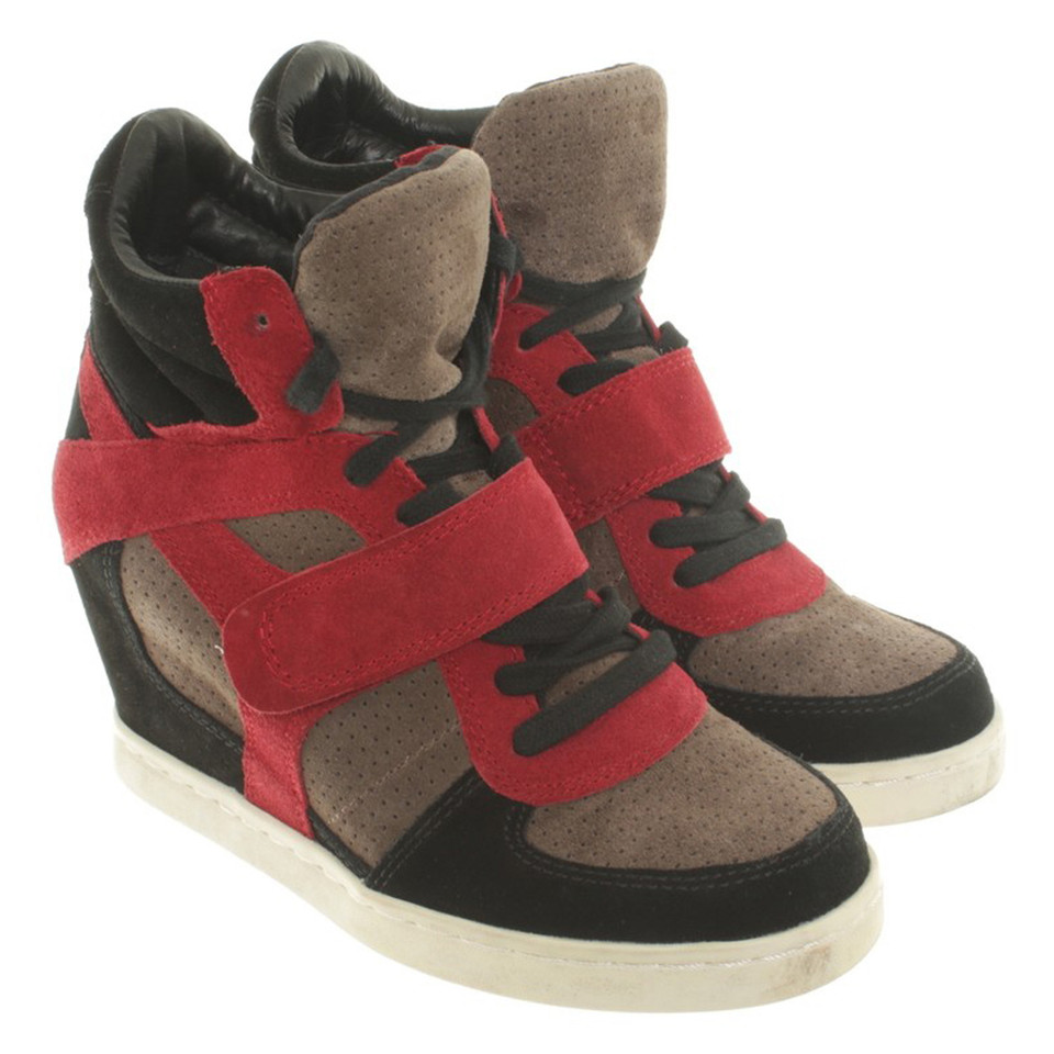 Ash Sneaker-Wedges in tricolor