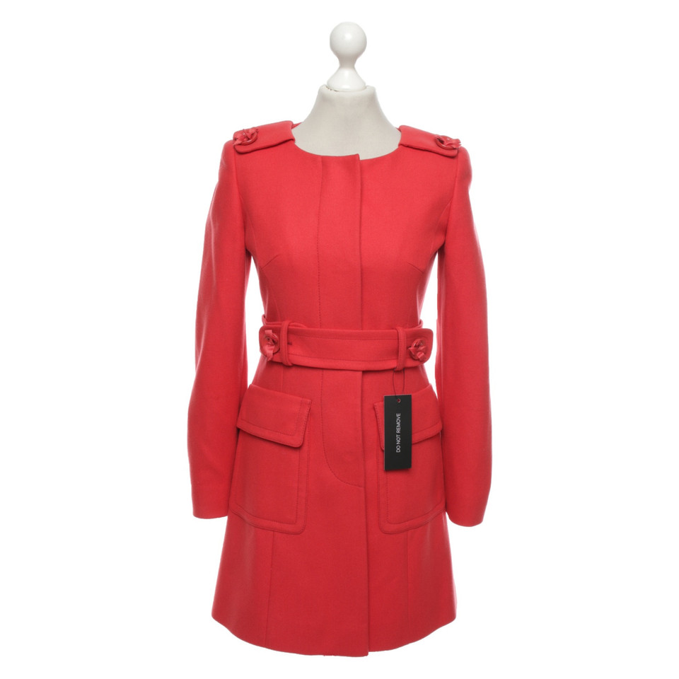 Red Valentino Jacke/Mantel in Rot