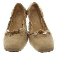 Tod's Ballerinas in Taupe