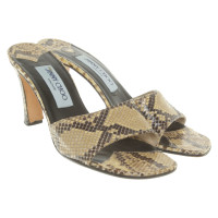 Jimmy Choo Pantoletten aus Reptilleder