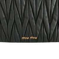 Miu Miu Matelassé Leather Clutch