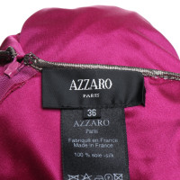 Azzaro Silk dress in fuchsia