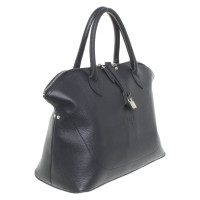 Golden Goose Shopper Leer in Blauw