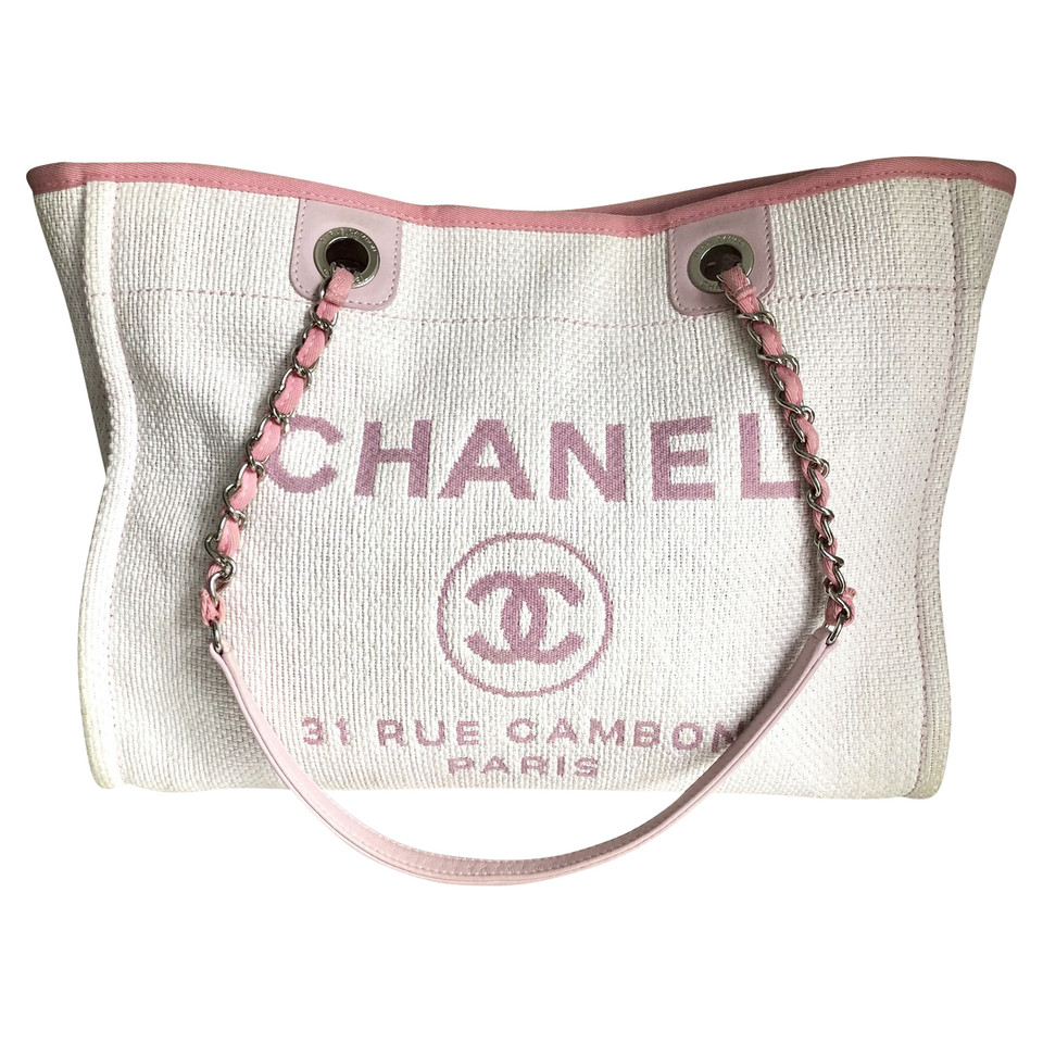Chanel Tote bag Canvas in Pink