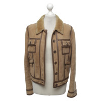 Louis Vuitton Leather jacket in light brown