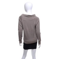 James Perse Sweatshirt in kaki grijs