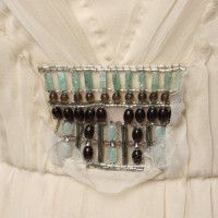 Alberta Ferretti Dress Silk in Beige