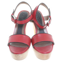 Marni Platform sandalen in het rood