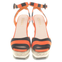 Prada Sandals with striped pattern