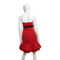Karen Millen Bandeau-Kleid in Rot