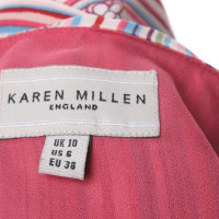 Karen Millen zijden jurk met patroon