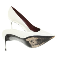 Céline Pumps/Peeptoes en Cuir en Blanc