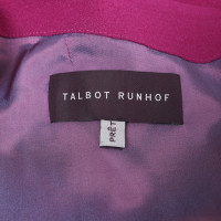 Talbot Runhof Robe en Fuchsia