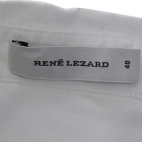 René Lezard Bluse in Weiß