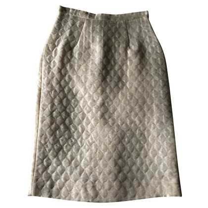 Miu Miu Skirt Silk in Beige