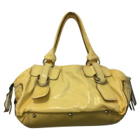Chloé Handbag Patent leather in Yellow