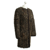 Dolce & Gabbana Sheepskin coat in Brown