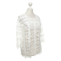 Massimo Dutti Top en Coton en Blanc