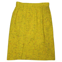 Yves Saint Laurent Skirt Wool in Yellow
