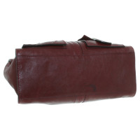 Pollini Leather handbag in Bordeaux