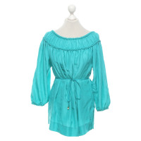 Escada Top en Soie en Turquoise