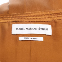 Isabel Marant Etoile Robe en soie couleur curry