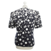 Other Designer Louis Féraud blouse with pattern