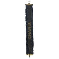 Chanel Armreif/Armband aus Baumwolle in Blau