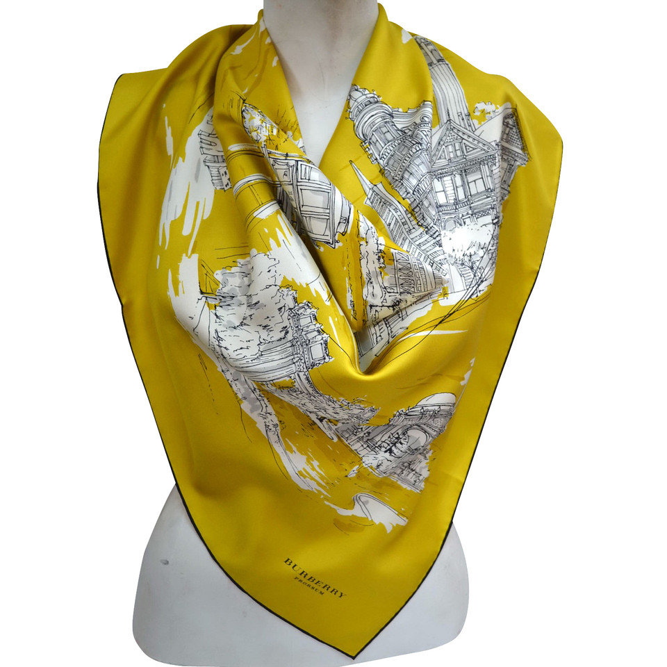 Burberry Prorsum Silk scarf patterns