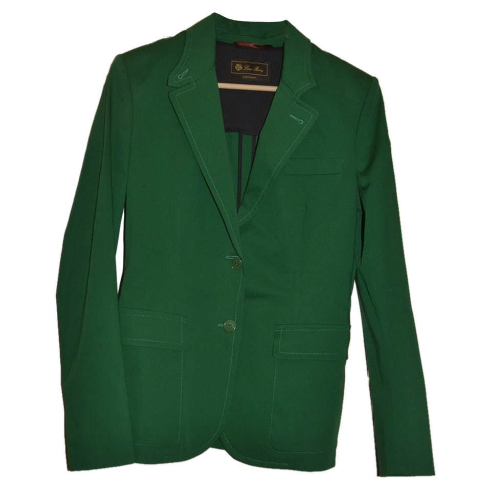 Loro Piana Blazer Cotton in Green