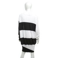 Marina Rinaldi Knit dress in black and white