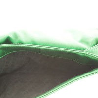Bally clutch in verde chiaro