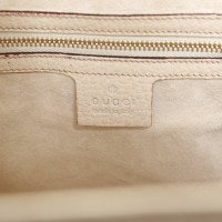 Gucci Boston Bag aus Leder in Beige